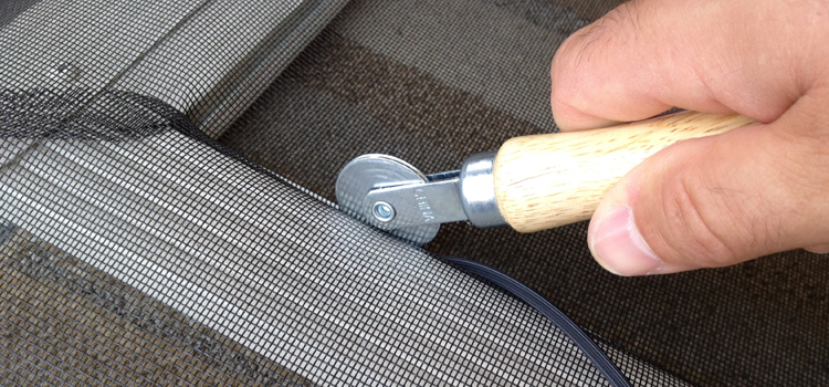metal screen door repair in Mendota